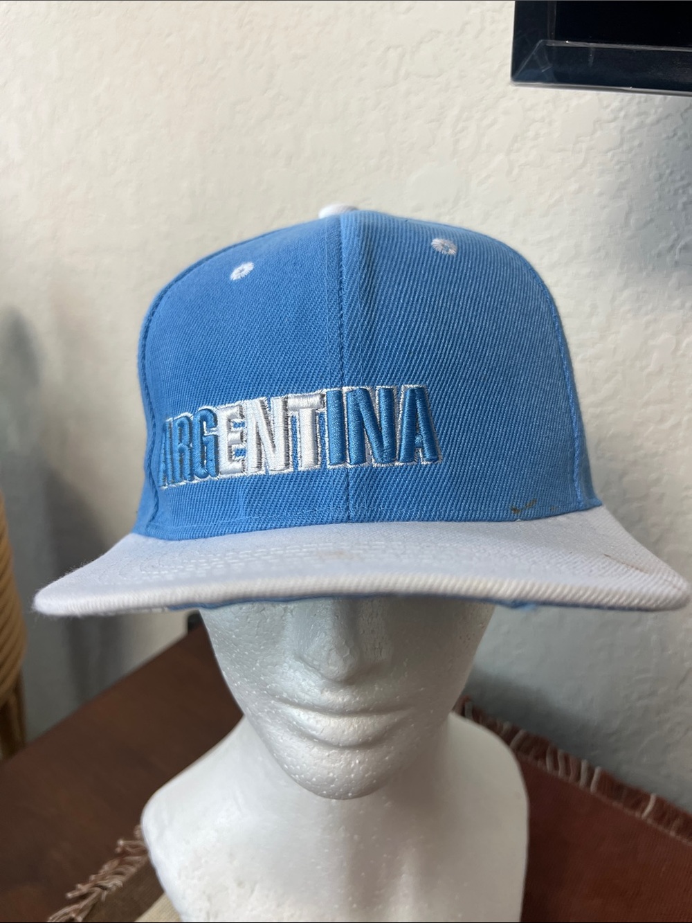 Eclipse Argentina Two-Tone Blue and White Snapback Hat